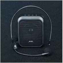 十度（ShiDu） M100 小蜜蜂擴音器教師教學上課專用上課導游便攜式播放機送話器叫賣機喇叭帶藍牙 經典黑