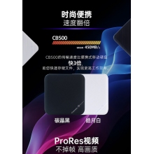 希捷CB500加密移動(dòng)固態(tài)硬盤(pán) 黑色 1TB(USB-C線）)